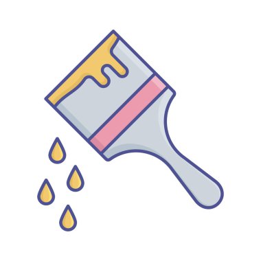 Kolayca düzenleyebilen veya düzenleyebilen Vektör Simgesini boya fırçası