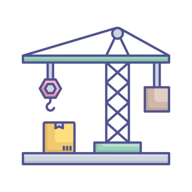 Kolayca düzenleyebilen veya düzenleyebilen Kutu Kaldırıcı Vektör Simgesi
