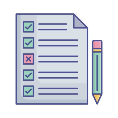 Belge Listesi Vektör Simgesini kolaylıkla düzenleyebilen ya da düzenleyebilen