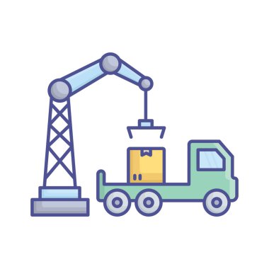 Kolayca düzenleyebilen veya düzenleyebilen Kutu Kaldırma Vektör Simgesi