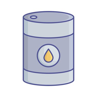 Yağ varili Vektör Simgesini kolaylıkla düzenleyebilen ya da düzenleyebilen