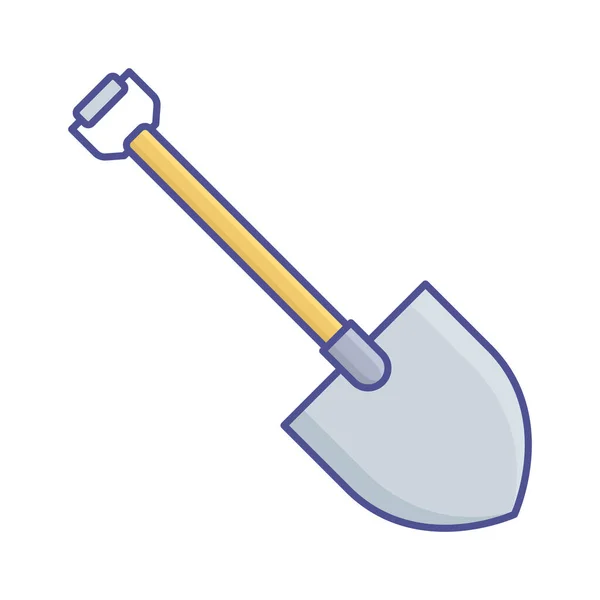 Spade Tool Fill Vector Icon Which Can Easily Modify Edit — Stock Vector