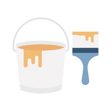 Kolayca düzenleyebilen ve düzenleyebilen Düz Vektör Simgesini Boya