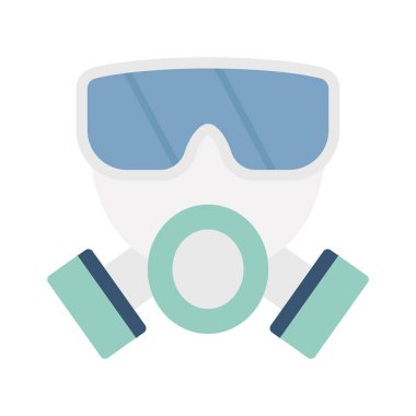 Benzin istasyonu çalışanı Düz Vektör Simgesi Kolayca düzenleyebilen