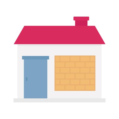 Ev yenileme Düz Vektör Simgesi Kolayca düzenleyebilen