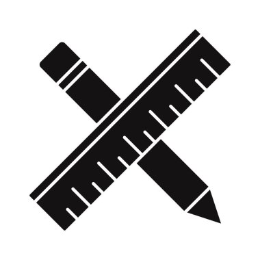 Taslak araçları Glyph Vektör Simgesi Kolayca düzenleyebilen veya düzenleyebilen