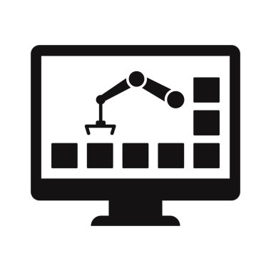 Çevrimiçi gönderim Glyph Vektör Simgesi Kolayca düzenlenebilir veya düzenlenebilir