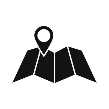 Kağıt Glyph Vektör Simgesini kolaylıkla düzenleyebilen veya düzenleyebilen haritala