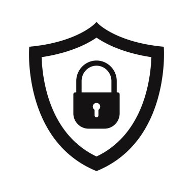 Güvenlik kalkanı Glyph Vektör Simgesi Kolayca değiştirilebilir veya düzenlenebilir