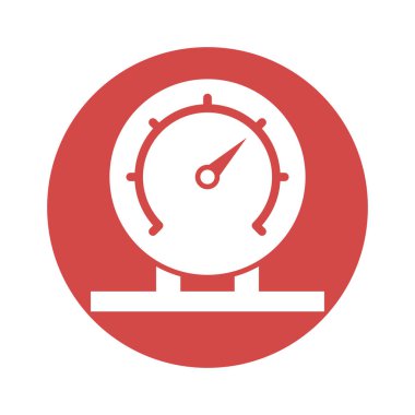 Hız göstergesi Glyph Arkaplan Vektör Simgesi Kolayca düzenleyebilen