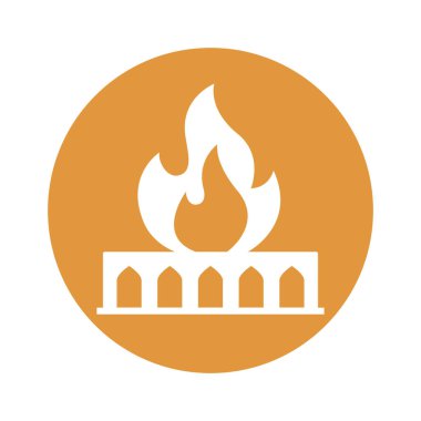 Gaz Glyph Vektör Simgesini kolayca düzenleyebilen ya da düzenleyebilen ateşle