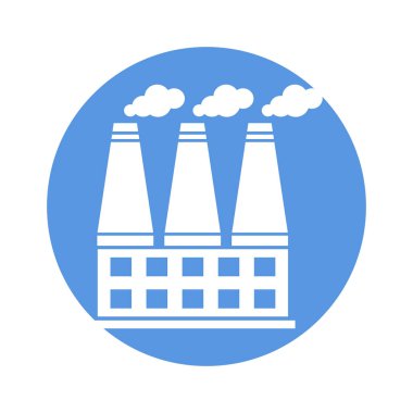 Fabrika Kabartma Arkaplan Vektörü Simgesi Kolayca düzenleyebilen veya düzenleyebilen