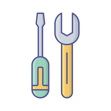 Yapı araçları Kolayca değiştirilebilen veya düzenlenebilen vektör simgesini doldur