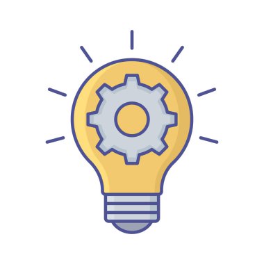 Kolayca değiştirilebilen ya da düzenlenebilen yaratıcı bir vektör simgesi