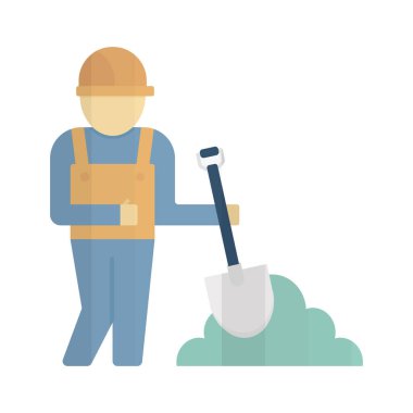 Kolayca değiştirilebilen ya da düzenlenebilen düz vektör simgesi