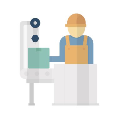 Kolayca değiştirilebilen veya düzenlenebilen taşıyıcı şerit düz vektör simgesi