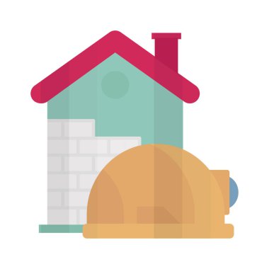 Kolayca değiştirilebilen ya da düzenlenebilen düz vektör simgesi