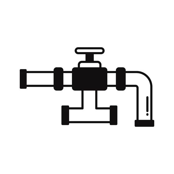 Bagno Rubinetto Isolato Icona Vettoriale Che Può Facilmente Modificare Modificare — Vettoriale Stock