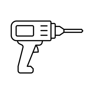 Sondaj makinesi izole edilmiş vektör simgesi, herhangi bir biçim veya biçimde kolaylıkla değiştirilebilir veya düzenlenebilir