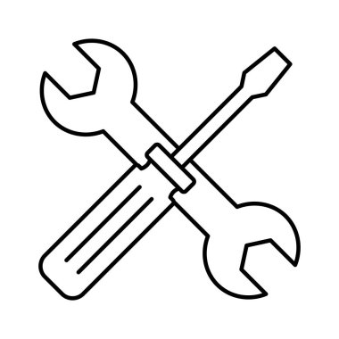 Herhangi bir biçim veya şekilde kolayca düzenleyebilen ve düzenleyebilen izole edilmiş Vektör simgesini araçlar