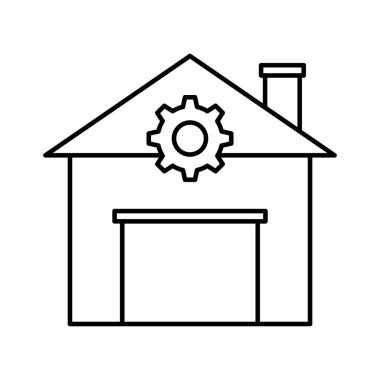 Ev yenileme izole edilmiş vektör simgesi herhangi bir biçim veya biçimi kolayca değiştirebilir veya düzenleyebilir