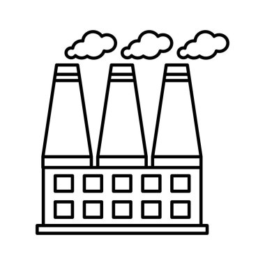 Fabrika İzole Vektör simgesi herhangi bir biçim ya da şekilde kolayca düzenleyebilir ya da değiştirebilir