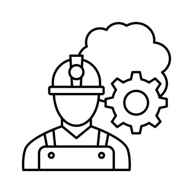 Çalışma süreci izole edilmiş Vektör simgesi herhangi bir biçim veya şekilde kolayca düzenlenebilir veya değiştirilebilir