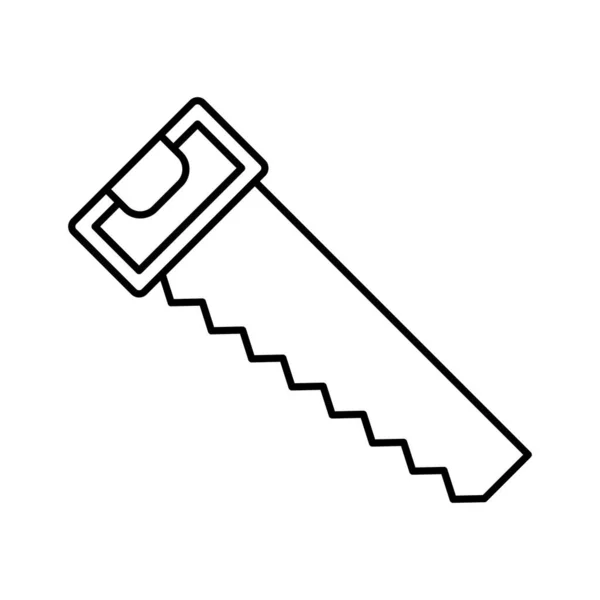 Scie Main Isolée Icône Vectorielle Qui Peut Facilement Modifier Modifier — Image vectorielle