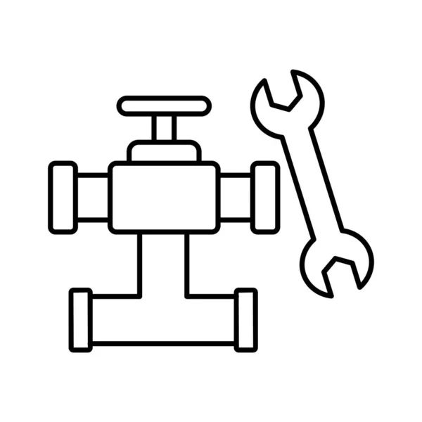 Plumbing Isolated Vector Icon Which Can Easily Modify Edit Any — Stock Vector