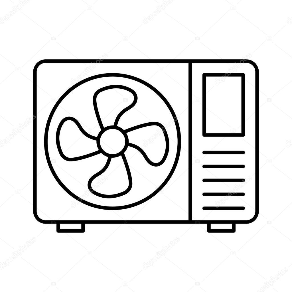 Ac outdoor  Isolated Vector icon which can easily modify or edit in any style or shape