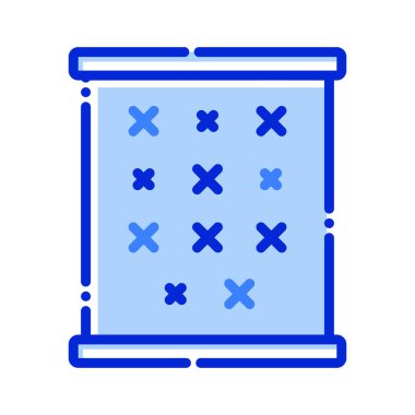 Örgü, kumaş, tığ işi, tamamen düzenlenebilir vektör simgesi