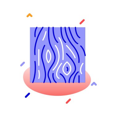 Tahta, doku, ahşap, tamamen düzenlenebilir vektör simgesi