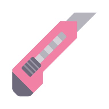 Kesici, kes, araç, bıçak tamamen düzenlenebilir vektör simgesi