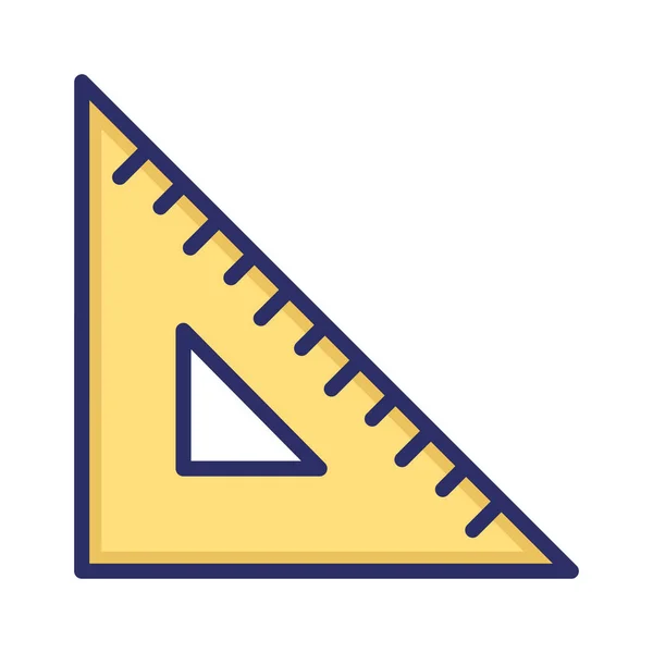 Проектор Встановлений Квадрат Трикутник Геометрія Повністю Змінена Векторна Піктограма — стоковий вектор