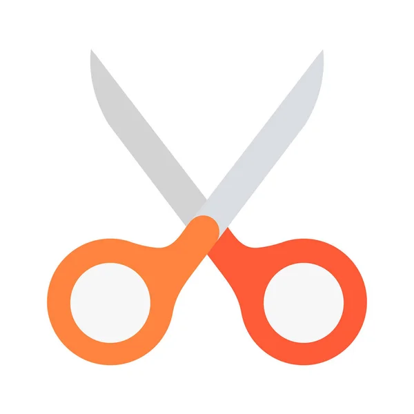 Scissor Tool Cut Cutting Fully Editable Vector Icon — Stock Vector