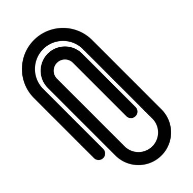 Kağıt atacı, ataç, bağlantı, eklenti tam olarak düzenlenebilir vektör simgesi