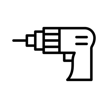 Sondaj, araç, kablosuz, bakım tamamen düzenlenebilir vektör simgesi