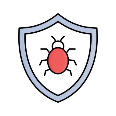 Antivirüs vektör simgesini kolayca değiştirebilen ya da düzenleyebilen