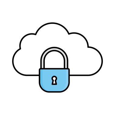  Bulut hesaplama vektör simgesi Kolayca düzenleyebilen veya değiştirebilen