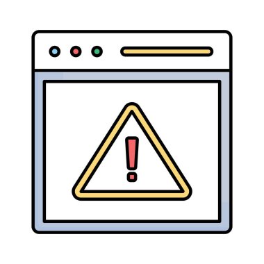  Bloke edilmiş web sitesi Kolayca düzenleyebilen vektör simgesini doldur