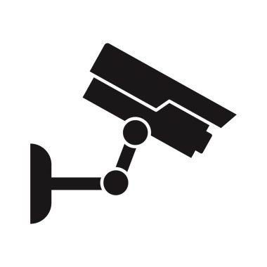  Kolayca değiştirebilen ya da düzenleyebilen Cctv Glyph vektör simgesi