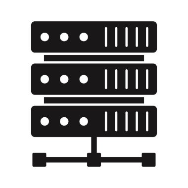 Glyph vektör simgesini sunan ve kolayca düzenleyebilen veri sunucusu