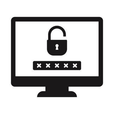 Hesap yetkilendirme Glyph vektör simgesini kolayca düzenleyebilen ya da düzenleyebilen