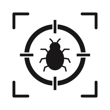  Hata hedefi, Glyph vektör simgesi kolayca düzenlenebilir ya da düzenlenebilir