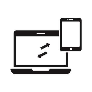  Bağlı aygıtlar Glyph vektör simgesi kolayca düzenleyebilir ya da değiştirebilir