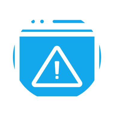  Engellenmiş web sitesi Glyph Arkaplan vektör simgesi kolayca düzenlenebilir ya da değiştirilebilir