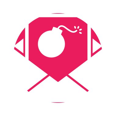 Önemsiz e- posta Glyph Arkaplan vektör simgesi kolayca düzenleyebilir ya da değiştirebilir