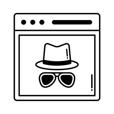 Bilgisayar hack 'leme Yarı Glyph vektör simgesi kolaylıkla düzenleyebilir ya da değiştirebilir