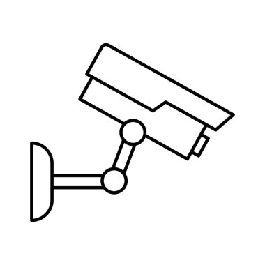  Kolayca değiştirebilen ya da düzenleyebilen Cctv Satır vektör simgesi