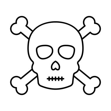  Kolayca değiştirebilen veya düzenleyebilen siber suç çizgisi vektör simgesi